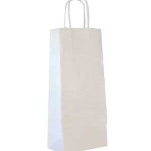 Single Bottle Bag - White